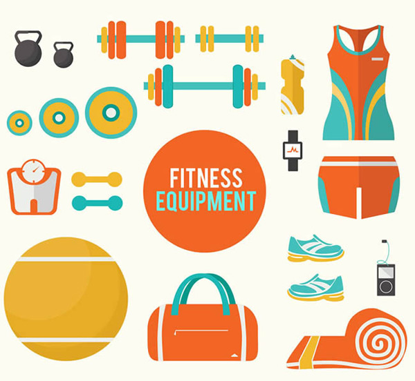 运动器材矢量设计 推动体育产业数字化发展