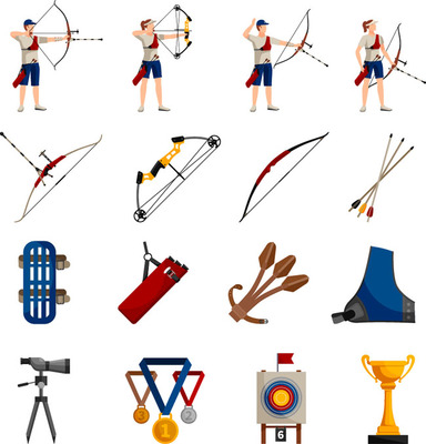 弓箭射击运动项目道具与器材设计大全
